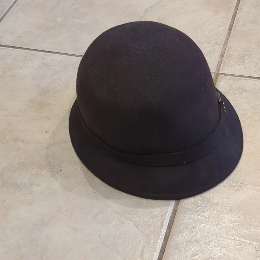 August Vintage Brown Wool Bucket Hat